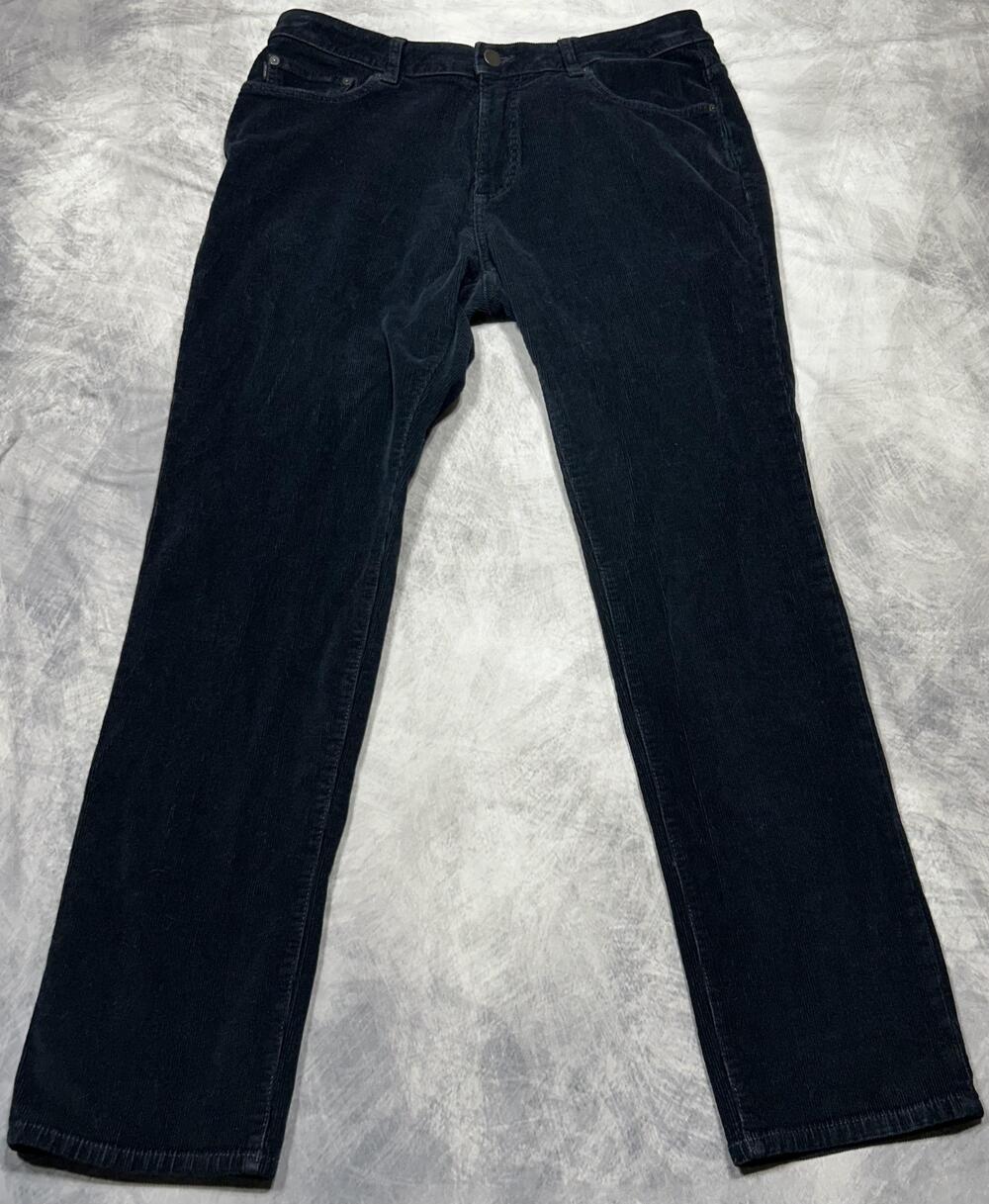 DL1961 Pants Mens 34x32 Black Corduroy Nick Slim Chino 5 Pocket Casual Straight